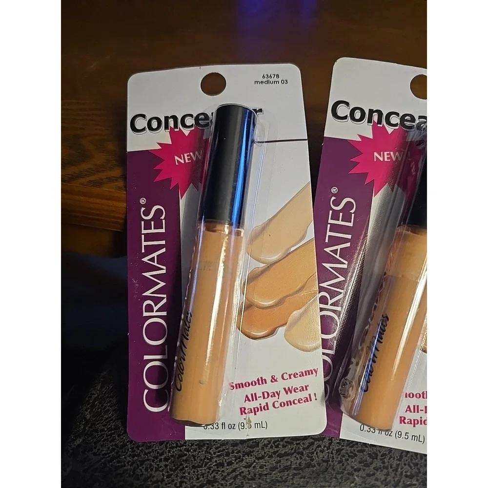 Colormates Conceler Medium 03. ‎ Lot Of 2 .33 fl Oz